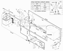 Electrical System Diagram and Parts List for 38633X92A 1996 - 38 Inch Murray Lawn Tractor
